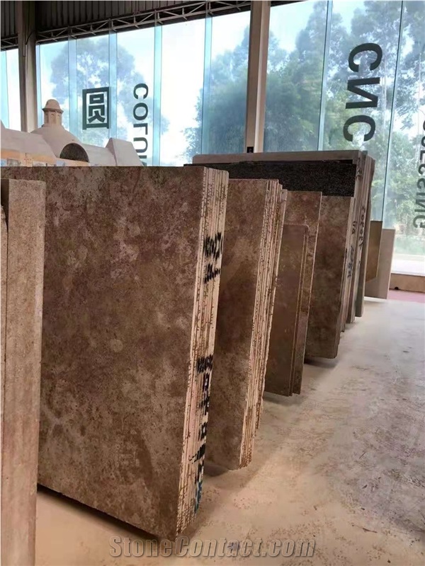 France Gold Limestone Honed Floor Tiles & Wall Slabs